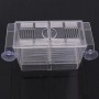 Afco Aquarium Fish Tank Guppy Double Breeding Breeder Rearing Trap Box Hatchery for Sick and Pregnancy Fish Size 12cm x 7cm x 7cm (Transparent)