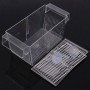 Afco Aquarium Fish Tank Guppy Double Breeding Breeder Rearing Trap Box Hatchery for Sick and Pregnancy Fish Size 12cm x 7cm x 7cm (Transparent)