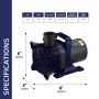 Alpine PAL3100 Cyclone Pump 3100GPH/33-Feet Cord