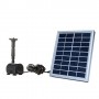 Anself 9V 2W Solar Power Water Pump for Landscape Pool Garden Fountains