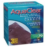 AquaClear A1386 Activated Carbon Insert, 70-Gallon Aquariums, 3-Pack