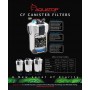 Aquatop CF400UV 4-Stage Canister Filter with UV 9W, 370 GPH