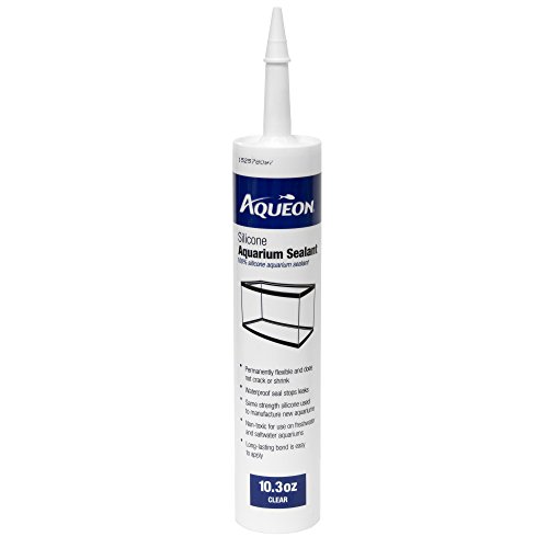 Aqueon Fish Tank Silicone Sealant, 10-Ounce, Clear