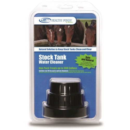 Healthy Ponds 10503 Stock Tank Water Cleaner with (4) Refills