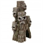 Resin Ornament - Skull Mountain Tall Grey