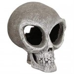Exotic Environments Alien Skull, Small, 4-1/2-Inch by 5-1/2-Inch by 5-1/2-Inch