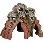 Exotic Environments Skull Mountain Aquarium Ornament, Medium, 9-Inch by 6-Inch by 6-Inch