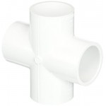 Genova Products 34414 PVC SCH. 40 Crosses, 1-1/4"