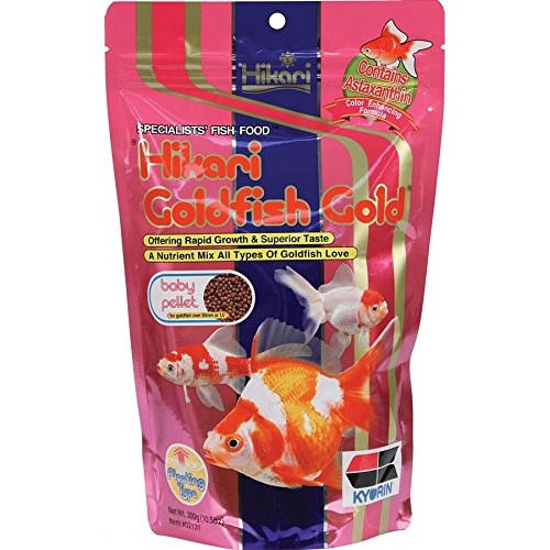 Hikari Gold Baby Floating Pellets for Koi and Pond Fish for Pets, 10.5-Ounce