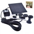 Solar Powered Fountain Pump, JARAGAR 1.2W Free Standing Floating Design Diversified Nozzle Solar Fountain Pump Brushless Bird Bath Fountain Solar P... Solar Powered Fountain Pump, JARAGAR 1.2W Free Standing Floating Design Diversified Nozzle Solar Fountain Pump Brushless Bird Bath Fountain Solar P...