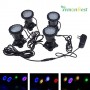 Lemonbest® New 36 LED Colorful Submersible Underwater Aquarium Spot Light for Water Garden Pond Fish tank (Set of 4 lights)