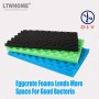 LTWHOME Fish Pond Foam Filter Sponge Set 17" X 11" Media(Pack of 1 Set )