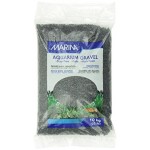 Marina 12471 Black Decorative Aquarium Gravel, 10kg, 22-Pound