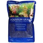 Marina 12484 Blue Decorative Aquarium Gravel, 2kg, 4.4-Pound