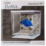 Marina Betta Aquarium Starter Kit, Skull