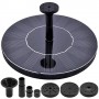Solar Bird Bath Fountain，maxin Free Standing 1.4W Solar Panel Kit Water Pump, Outdoor Watering Submersible Pump for Bird Bath,Fish Tank,Small Pond...