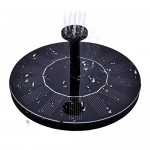 Solar Bird Bath Fountain，maxin Free Standing 1.4W Solar Panel Kit Water Pump, Outdoor Watering Submersible Pump for Bird Bath,Fish Tank,Small Pond...