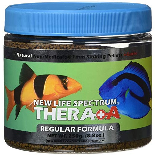 New Life Spectrum Thera-A 1mm Sinking Salt/Freshwater Pet Food, 250gm