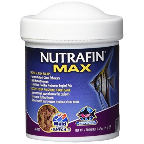 Nutrafin A6700 Max Tropical Fish Flakes, 0.67-Ounce