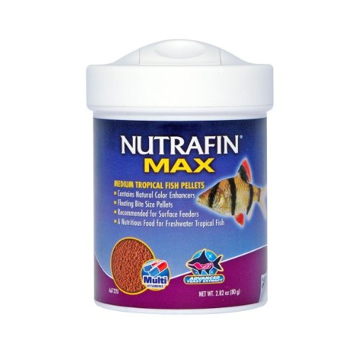Nutrafin A6732 Max Tropical Fish Pellet, 2.82-Ounce
