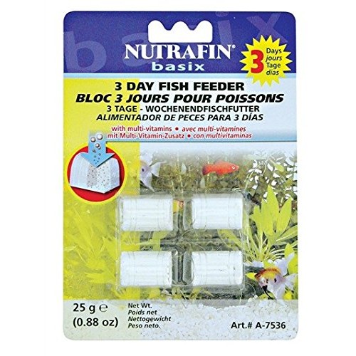 Nutrafin A7536 3 Day Treasure Chest Holiday Fish Feeder, 4-Pack