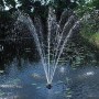 Oase 45383 1/4 hp Floating Fountain with Lights