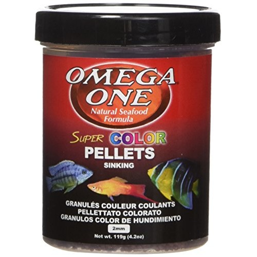 OmegaSea Food 53382 Super Color Pellets-Sinking, 4.2 oz, 1 Can