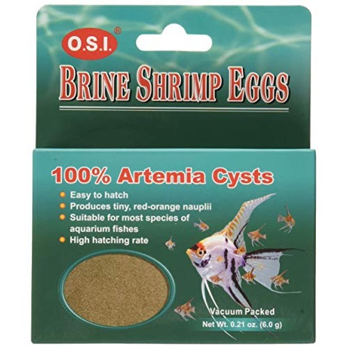 O.S.I. Ocean Star International AOSI0106 Osi Brine Shrimp Eggs Fish Food, 0.21 Ounce