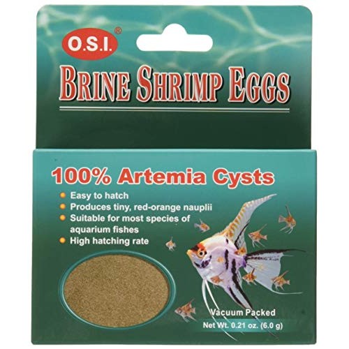 O.S.I. Ocean Star International AOSI0106 Osi Brine Shrimp Eggs Fish Food, 0.21 Ounce