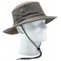 Principle Plastics Sloggers 4471DB Classic Cotton Hat with Wind Lanyard Rated UPF 50 Plus Maximum Sun Protection-Dark Brown-Adjustable Medium to Large
