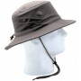 Principle Plastics Sloggers 4471DB Classic Cotton Hat with Wind Lanyard Rated UPF 50 Plus Maximum Sun Protection-Dark Brown-Adjustable Medium to Large