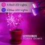 Rozway Dual Head Grow Lamp 10W LED Grow Lights for Added Daylight. | HIGH YIELDS | 360° Goosenecks, Remote Control w/Dual Switches. Grow Light for ...
