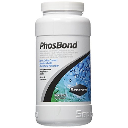 Seachem 67112620 PhosBond Phosphate Silicate Remover Aquarium Filter Media, 500ml
