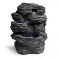 SereneLife 4-Tier Water Fountain Decoration - Cool Indoor Outdoor Portable Electric Tabletop Decorative Zen Meditation Waterfall Decor Kit w/ LED, ... SereneLife 4-Tier Water Fountain Decoration - Cool Indoor Outdoor Portable Electric Tabletop Decorative Zen Meditation Waterfall Decor Kit w/ LED, ...