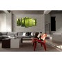 Green 5 Panel Wall Art Painting Enchanted Green Forest with Fog Pictures Prints On Canvas Landscape The Picture Decor Oil for Home Modern Decoratio...