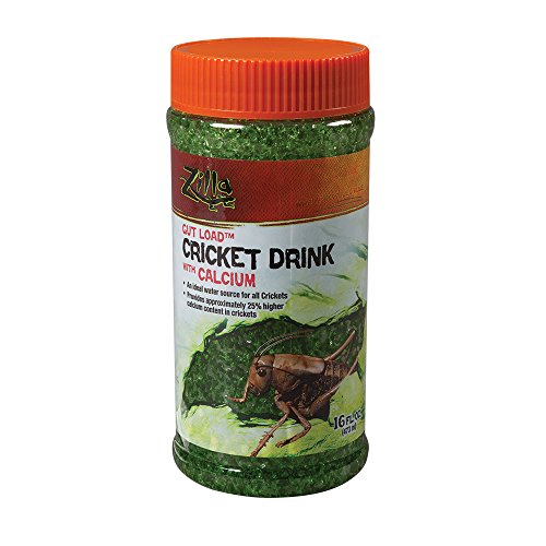 Zilla 11823 Gut Load Cricket Drink with Calcium, 16-Ounce Bottle