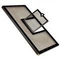 Zilla Reptile Fresh Air Screen Cover with Hinged Door, 30-1/4 by 12-7/8", Black Zilla Reptile Fresh Air Screen Cover with Hinged Door, 30-1/4 by 12-7/8", Black
